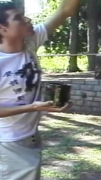 Blonde Skinny Ladyboy Fucked Anally Outdoors on First Date