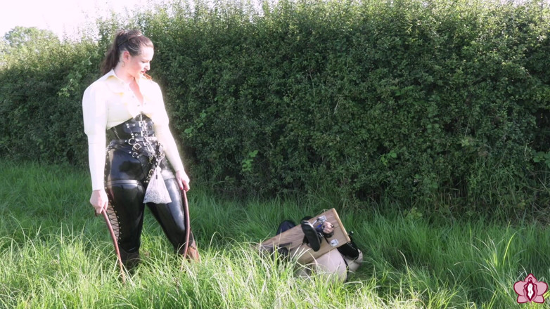 Good Giirl Mila Maeve: Slave Mila Endures Clamps, Whipping, and Humiliation in the Field...
