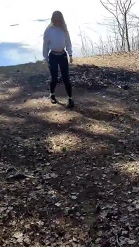 A Married Slut Wanted Sex in the Woods While Her Husband Was Busy at Home