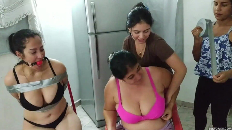 Selfgags Latina Bondage: Putting Stepmommy's New Ball Gags to Good Use! (episode 1 of 2)