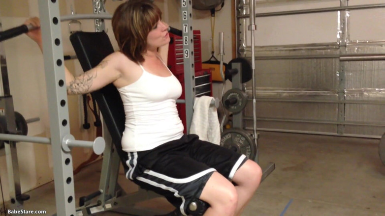 Babe Stare: Misty works out and works you out