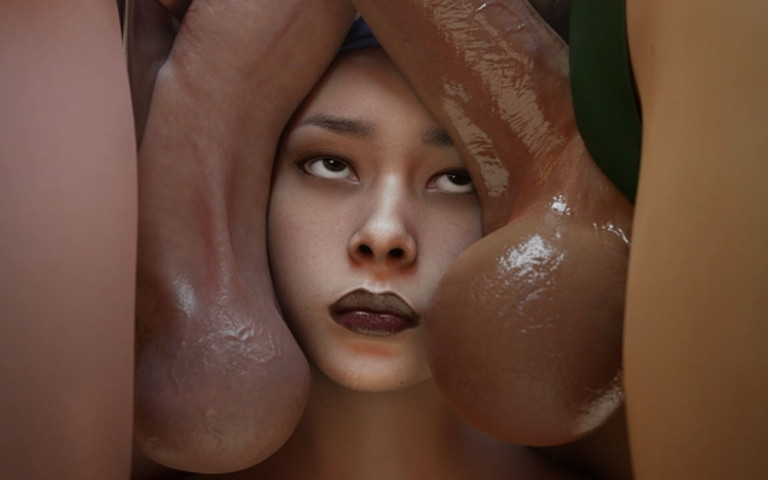 Nyl Intense and Tasty Orgy Hot and Tasty Whore Surrounded by Cocks Intense Hard Sex (Hatano Oshidax)
