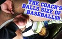 Studio gumption: ¡El tamaño de bolas de béisbol del entrenador!