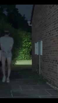 Restrained Him Outside Half Naked