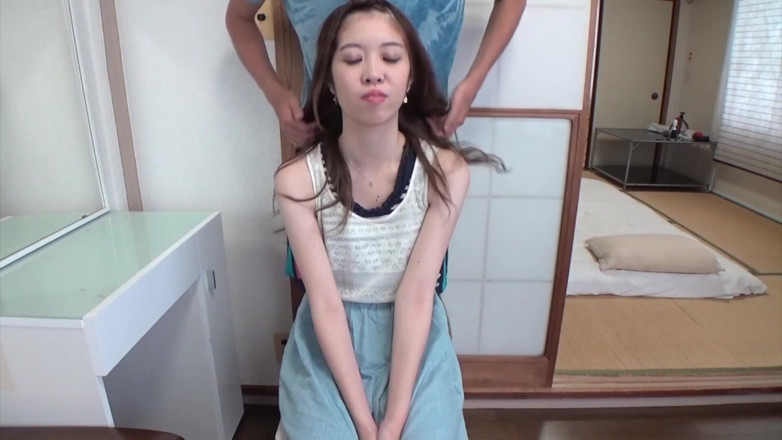 Japan Lust: Small tits amateur Japanese teen gets spread open