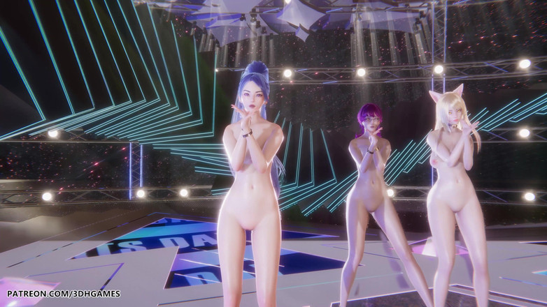 3D-Hentai Games: [mmd] Secret Number - Who Dis Sexy Naked Dance League of...