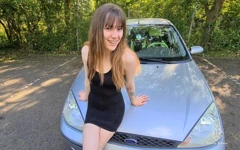 Anne-Eden: Bonnet Fuck in a Public Parking Lot | Faphouse