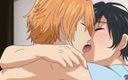 Juice Anime: Gay Hentai - knullar min femboy Pojkväns röv för första gången -...