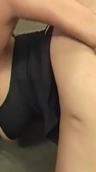 Curvy Brunette Spreads Dripping Ass for Intense Tease