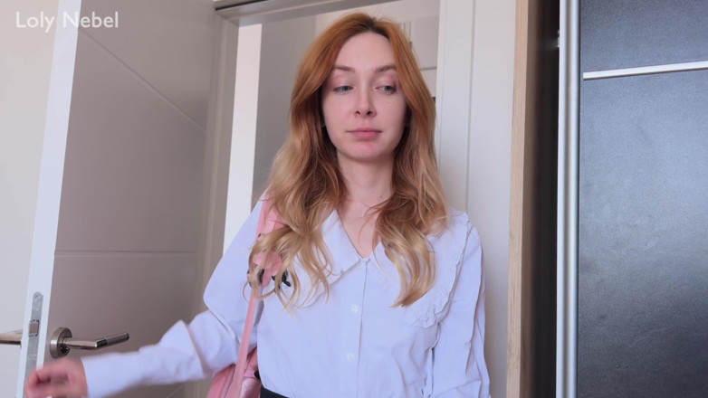 Loly Nebel Studio: POV-stiefvater bespritzt stieftochter statt college