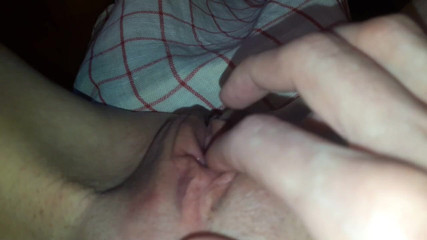 Christy G: Close up masturbation of my unshaved pussy.