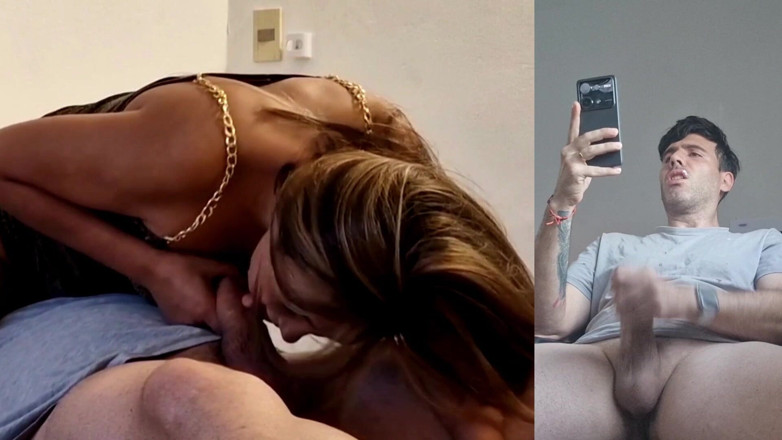 Latinascachondas: Meu Namorado Vê Como Eu Chupo Outro Pau