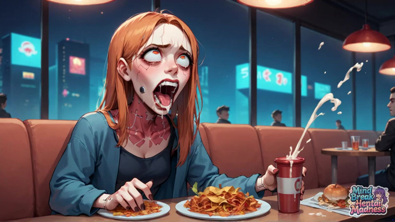 Mind Break Hentai Madness: Mind-blowing Diner Sex, Warm Crimson Faces with Utter Crimson Sheer...