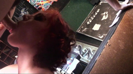 Cryptostudios: Cute pink nipples skater teen with curly short hair sucks...