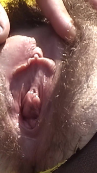 Flexibilní hubená chlupatá bush milf dostane venkovní zadek ošukaný