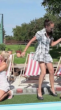 Group of Naughty Young Friends Having Fun