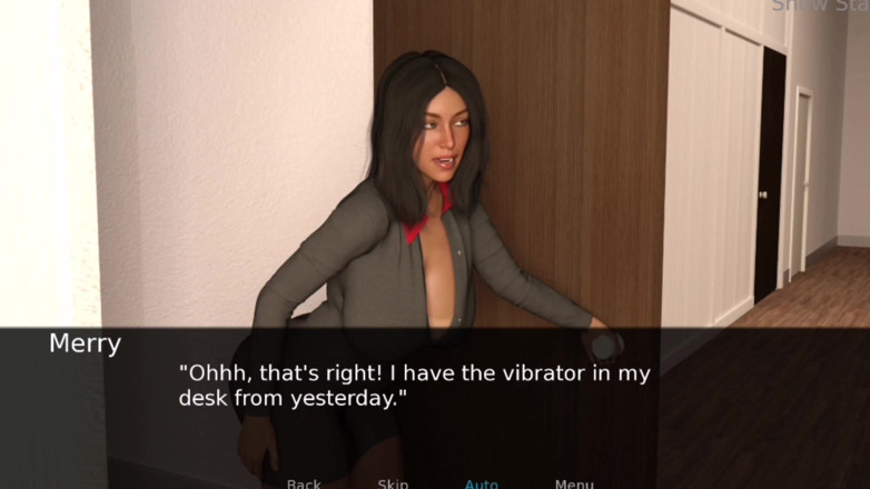 Johannes Gaming: Project Hot Wife - Merry love to masturbate at the office.