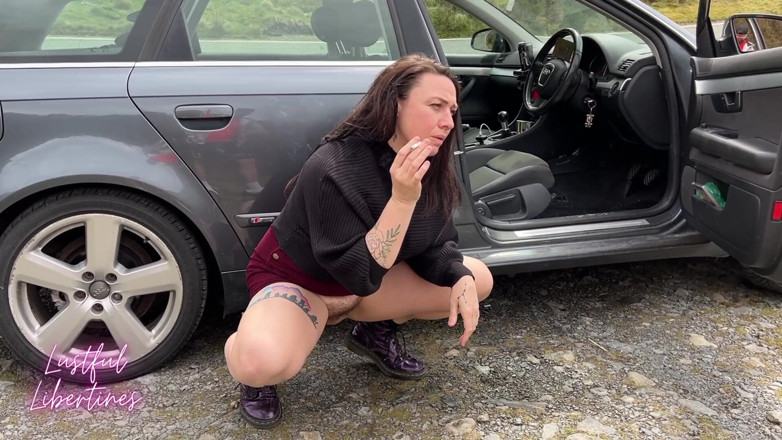 Lustful Libertines: Stranger Catches Me Peeing, Smoking &amp; Masturbating in My Car