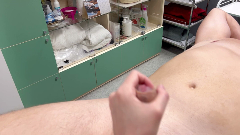 Sexy Funny Bunny: The Masseuse Jerks off the Client's Dick Until He Cums