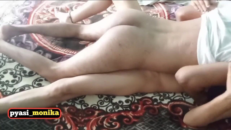 Pyasi_monika: Quietly Fucking Stepdaughter's Friend at Night
