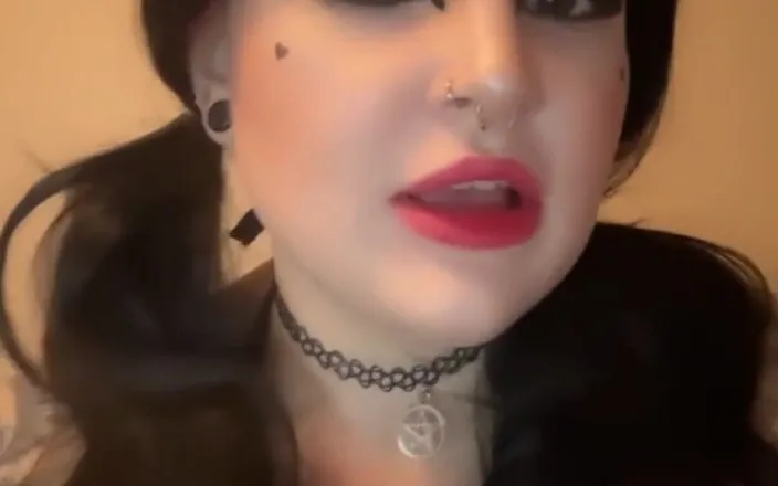 Bigtiddygoth: Mean Goth Girl Humilates That Tiny Cock of Yours