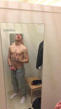 Caught Wanking in Fitting Room