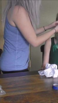 Luna Grey & Violet Haze - Gag Party HD