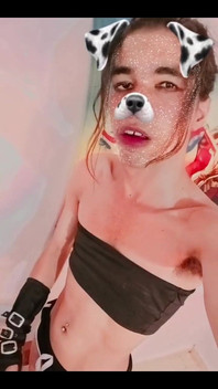 Masturbating