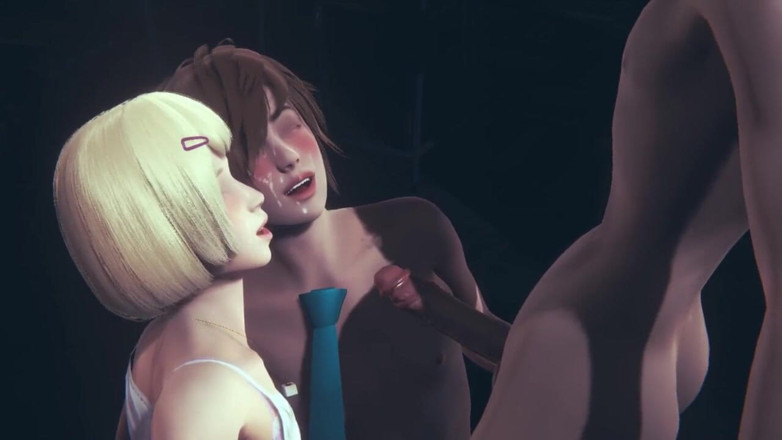 Yaoitube: Yaoi Femboy - Yaoi tři Femboyové mají sex navzájem a hodně...