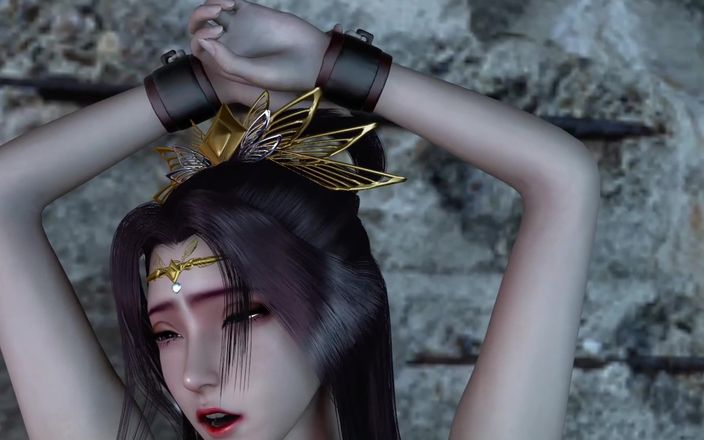 Why fuck so hard: 주인과 처음으로 BDSM 섹스를 즐기는 3D 핫한 아시아 창녀