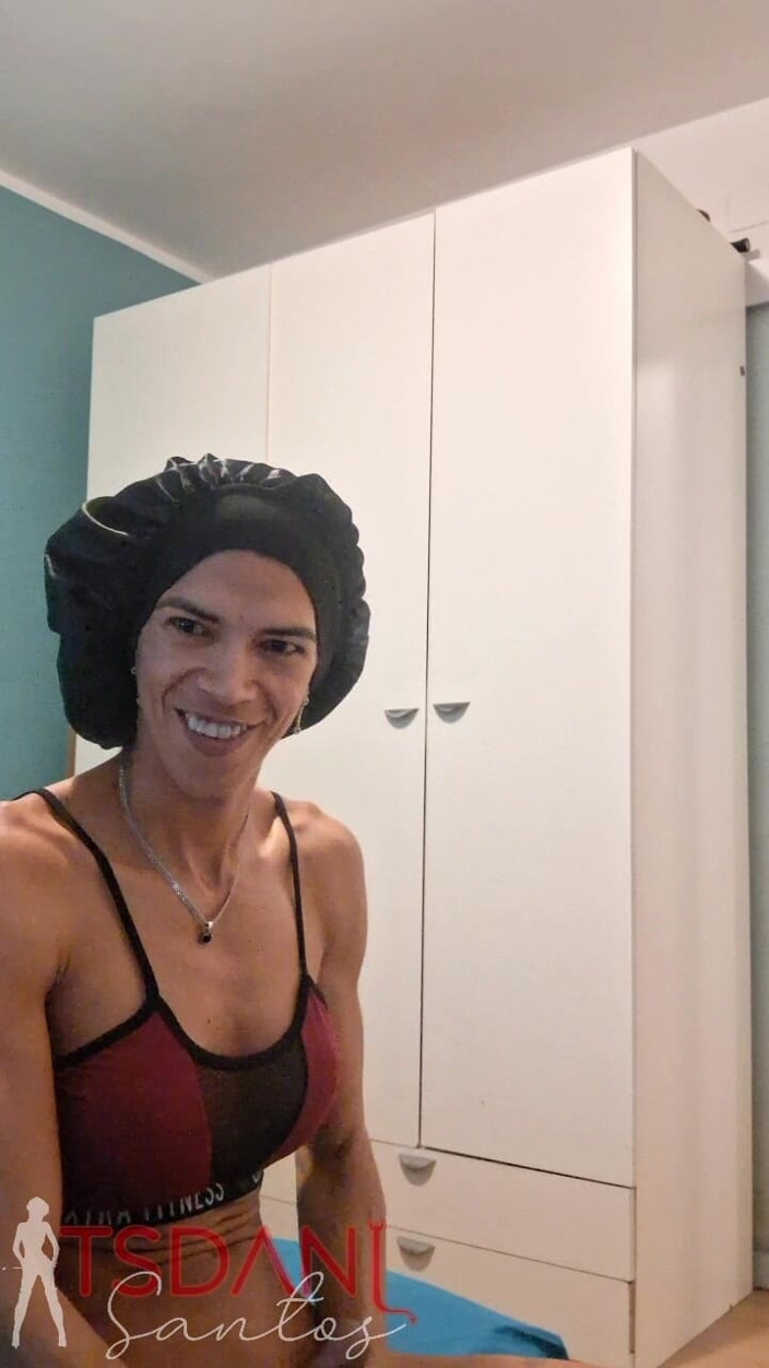 Tsdanisantos1: Oh, It's so Hot, I'm Going to Take My Dick...
