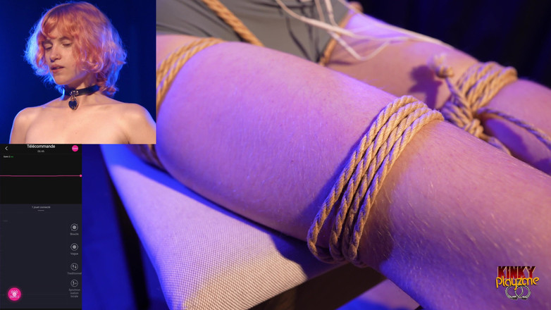 KinkyPlayzone: Pengalaman elektro dan alat penggetar pertama Lou - 4K