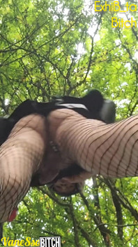 Whore Fantasy. a Transvestite Slut Walks Around a Cum Dump P U B L I C Cumslut in Exhibition Available.