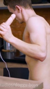 Fit Boy Mariano Basso Riding That Rubber Dildo