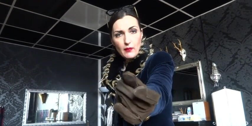 Lady Victoria Valente: Cum on my riding boots boy and whinny for me!