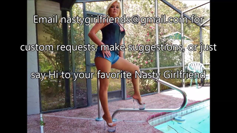 Nasty Girlfriends: Nasty wife Paris playing for the lucky neighbor