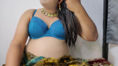 Indiansissychubby: Moi En Gree, Partie 1, J’adore Le Sari Vert, Réservez Votre Émission...