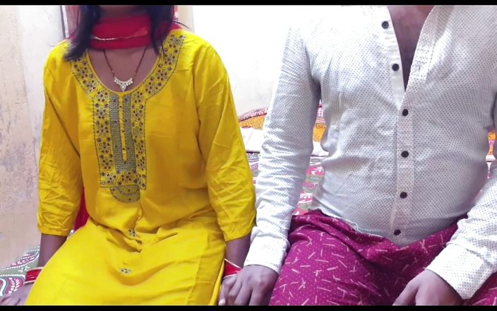 Sathi Bhabhi: Une jolie adolescente desi fait la première nuit avec son...