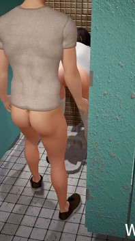 Mahasiswi nakal asia dengan toket besar lagi asik dientot di toilet sambil bugil