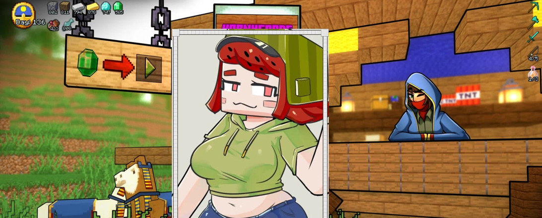 LoveSkySan69: Minecraft Hornycraft Part 83 Step Sis Wants to Suck My Dick...