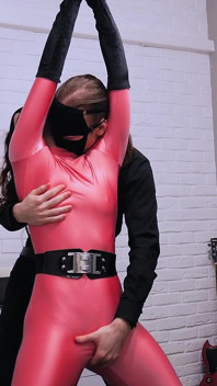 Captured Superheroine Gets Interrogated by the Villain with Multiple Orgasms!