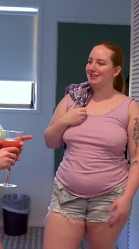 Naughty Lesbian Redheads with Pierced Nipples Enjoy Pussy Licking and Fisting in the Bedroom