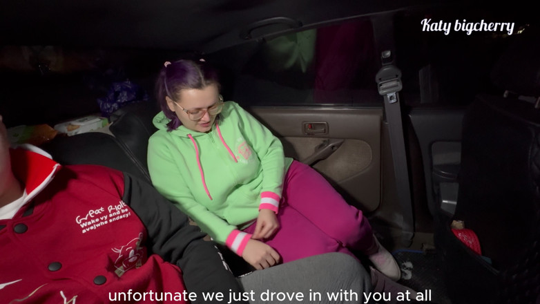 Katybigcherry: Stepmom Warms Stepson in Winter in the Car