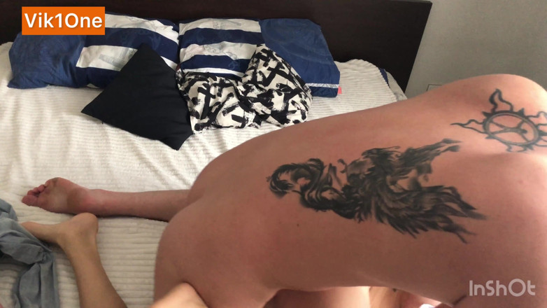 Vik1one: Mucha pasión emparejada con una belleza rubia con grandes tetas