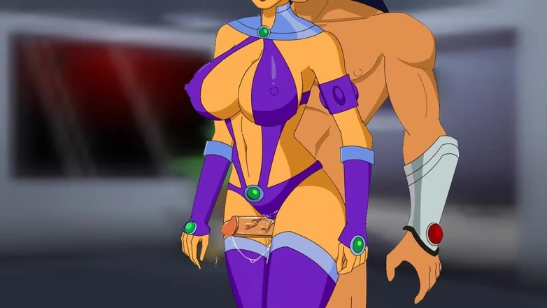 LoveSkySan69Real: Dospělý Teen Titans - Část 6 - Luand'r Dick Pussy Rub od Loveskysanhentai