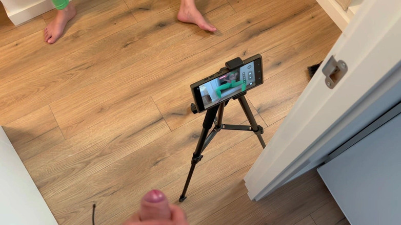 LaraRussian Doll: Lucky Guy Masturbates While His Girlfriend Shoots Porn Videos!!