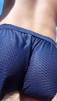 I Go Running in Shorts and I Get so Aggressive That I Cum in My Pants