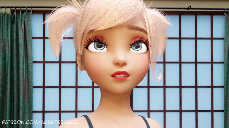 Agent Red Girl: Sexsona Episod 5 - Ouroboros! - Futanari Yuna dan Mikimi Melawat Tuan Seks...