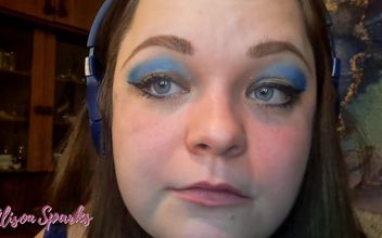 Close-up Sobbing and Ruined Makeup