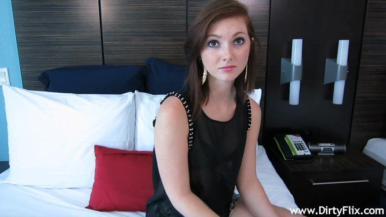 Private Casting X: My first natural red-haired pussy